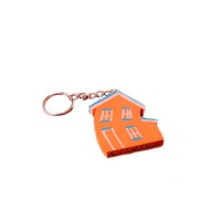Porte-clés, maison orange