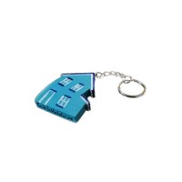 Porte-clés, turquoise 